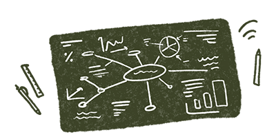 blue prints illustration